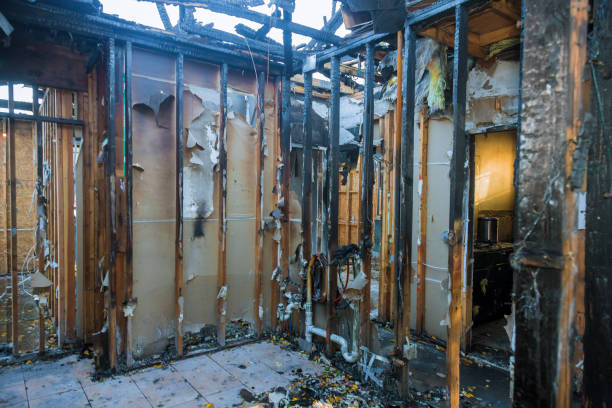 Professional Fire Damage Removal technician working in North Braddock, PA